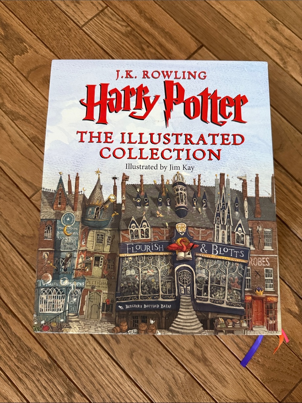 Harry Potter The Illustrated Collection - Red Cover Art Print